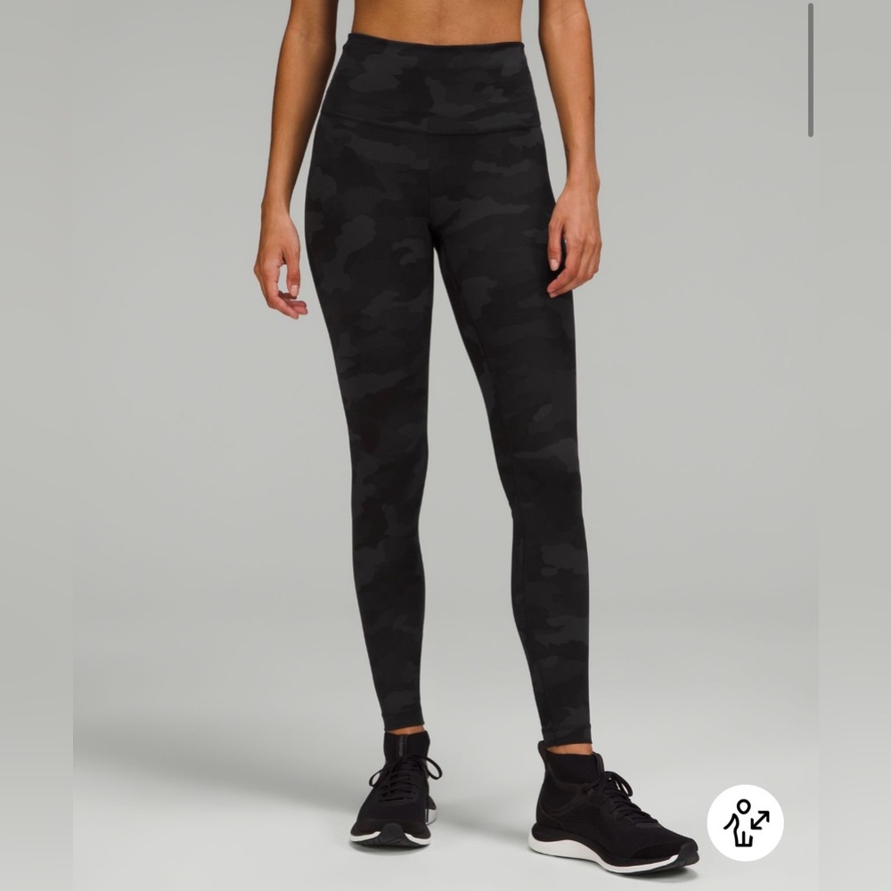 Lululemon camo wunder train high rise leggings size 4